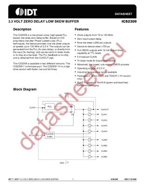 ICS2309MI-1 datasheet  